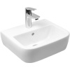Oltens Vernal umývadlo 40x32.5 cm polokrúhly klasické umývadlo biela 41003000
