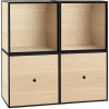 Policový regál Frame Standard svetlý dub