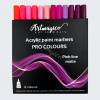 AKRYLOVÉ MARKERY - ARTMAGICO - PRO LINE - 0,7 MM - 12 KS | PINK