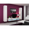 Cama Meble Obývačka VIGO NEW 4, biely mat/biely lesk