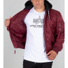 ALPHA INDUSTRIES BUNDA MA-1 ZHP BURGUNDY L