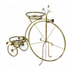 Stojan na kvety - FLOWER TABLE Garden Rack Flower Strieborný bicykel (Stojan na kvety - FLOWER TABLE Garden Rack Flower Strieborný bicykel)