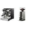 Rocket Espresso Appartamento TCA, black/black + Eureka Mignon Libra, CR chrome