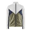 Craft ADV Essence Wind Jacket větruodolná bunda pánská Barva: šedá s tmavě zelenou, Velikost: XL
