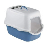 STEFANPLAST CATHY Filter krytá modrá-biela mačacia toaleta s filtrom 56x40x40cm (STEFANPLAST CATHY Filter krytá modrá-biela mačacia toaleta s filtrom 56x40x40cm)
