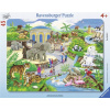Ravensburger Deskové Návštěva v ZOO 45 dielov