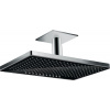 Hansgrohe Rainmaker Select horná/hlavová sprcha 46.6x30 cm obdĺžnik chrómová-čierna 24004600