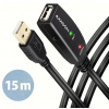AXAGON ADR-215, USB 2.0 A-M -> A-F aktívny predlžovací / opakovací kábel, 15 m ADR-215