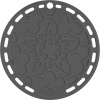 Podložka pod horúce pokrmy Le Creuset so vzorom 20 cm sivá