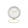 Designové stolní hodiny 5832WH Karlsson 25cm