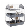 Ferplast BARN 100 Double pro hlodavce 95 x 57 x 121cm šedá FP