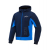 Bunda RADIUM TECH HOODIE, ALPINESTARS (tmavo modrá/modrá) 2026 L