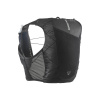 Bežecká vesta SALOMON Active Skin 12 SET - Black/metal