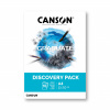 Canson Graduate Discovery Pack Assorted Papers, A4, 10 listov
