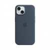 Apple iPhone 15 Silicone Case with MagSafe - Storm modré MT0N3ZM/A