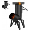 RAKETOVÝ SPORÁK POĽNÝ SPORÁK CAMPING GRIL (Prenosný raketový varič s hrncom Dutch Oven Pot – ideálny pre kempovanie a Goto)