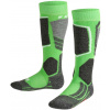 Detské lyžiarske ponožky Falke SK2 Kids Skiing Knee-high Socks - vivid green 27-30