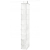 Závesný organizér na obuv Compactor Milky 15 x 30 x 128 cm - 9 priehradok (RAN2982)