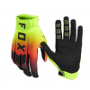 Motocrossové rukavice FOX zelené neonové