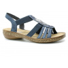 RIEKER 628G9-16 blue, dámské sandály vel.41