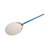 Gi.Metal Škrabka na pizzu - Ø33 cm - Rukoväť: 120 cm - Hliník (eloxovaný) A-32X/120/U