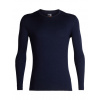 Icebreaker Oasis 200 LS Crewe Mens dlouhý rukáv velikost M barva midnight navy