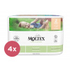 4x MOLTEX Pure & Nature Plienky jednorazové 2 Mini (3-6 kg) 38 ks - ECONOMY PACK