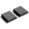 Unitek USB 5 Gb/s 100 m predlžovací kábel cez Ethernet s rozbočovačom