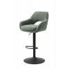 Unique Barová stolička Cowley s nastavením výšky, zelená (55050005)