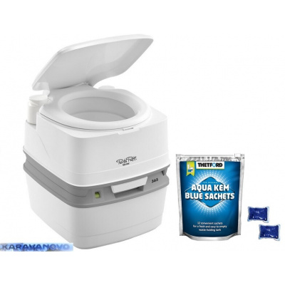 Porta Potti Qube 365+Aqua Kem Sachets 12ks