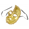 Benátská maska - škraboška Varianta: 2 zlatá, Balení: 1 ks
