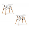 CORFU Stolička - biela x 2