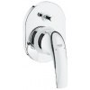 Grohe BauCurve - Vaňová batéria pod omietku, s telesom, chróm 29043000