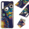 Gumený kryt Noctilucent TPU na Huawei P Smart Z -Blue-bottomed owl