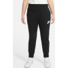 Nike Dívčí kalhoty Sportswear Club z francouzského froté materiálu pro velké děti (dívky) DA5115 013 DC7211 010 černé S
