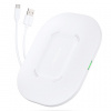 Choetech T550-F bezdrôtová nabíjačka 15W, biela