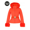 Dámska bunda Goldbergh Giselle Faux Border Ski Jacket Orange