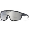 KDEAM Warren 06 cyklistické okuliare, Black / Silver