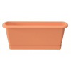 Obdĺžnikový kvetináč Prosperplast béžový oranžový plast