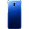 EF-AJ610CLE Samsung Gradation Clear Cover Blue pre Galaxy J6+