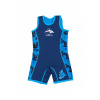 Konfidence Warma Wetsuit Neoprénový oblek Navy blue palm 4-5r