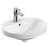 Geberit Variform umývadlo 50x45 cm oválny vstavané umývadlo biela 500.712.01.2