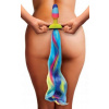 Rainbow Unicorn Anal Plug With Tail