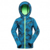 Bunda dětská ALPINE PRO EZORO softshellová s membránou modrá 140-146