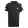 adidas 3 Stripe Essentials T-Shirt Junior Black/White 5-6 Years