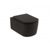 Kludi Resa S Závesné WC, Rimless, Spiralflush, matná čierna 27WCW0139