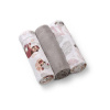 BabyOno Mušelínové plienky 70x70cm Šedá + leňochod