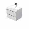 Swiss aqua technologies Koupelnová skříňka s umyvadlem SAT Cube Way 60x47,5x46 cm bílá mat CUBE3D46602ZBVER