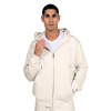 Pánska mikina GymBeam Relay Zip Hoodie Pearl L