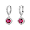 Náušnice Brosway Fancy Passion Ruby s červenými zirkónmi - Striebro 925